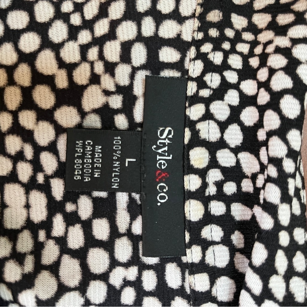Style & Co long style blouse. Size large - Picture 5 of 6